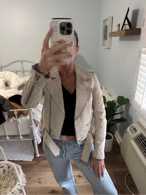 Blank NYC Suede Moto Jacket